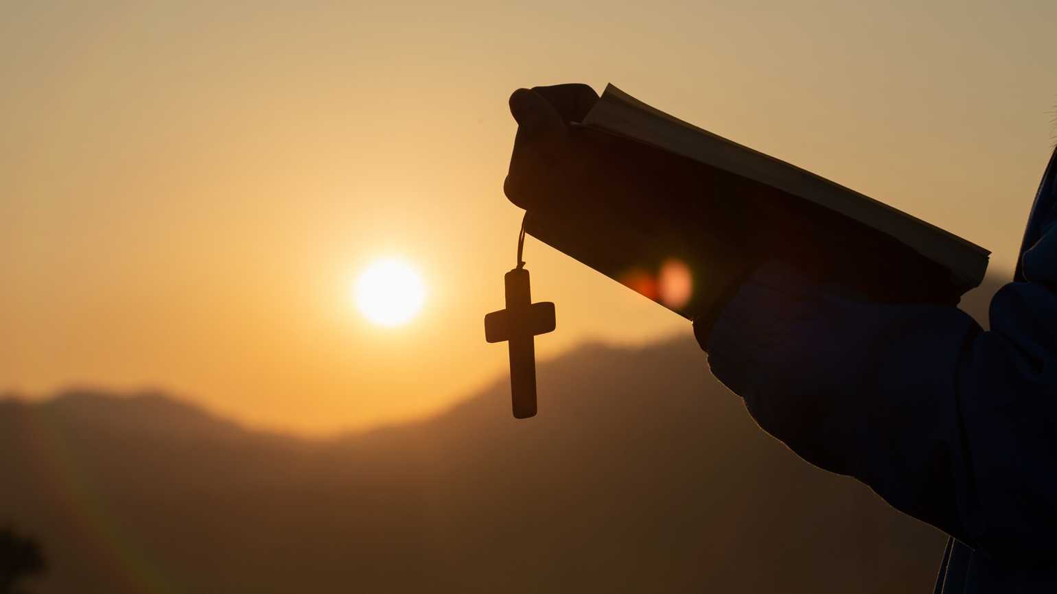 Person at prayer